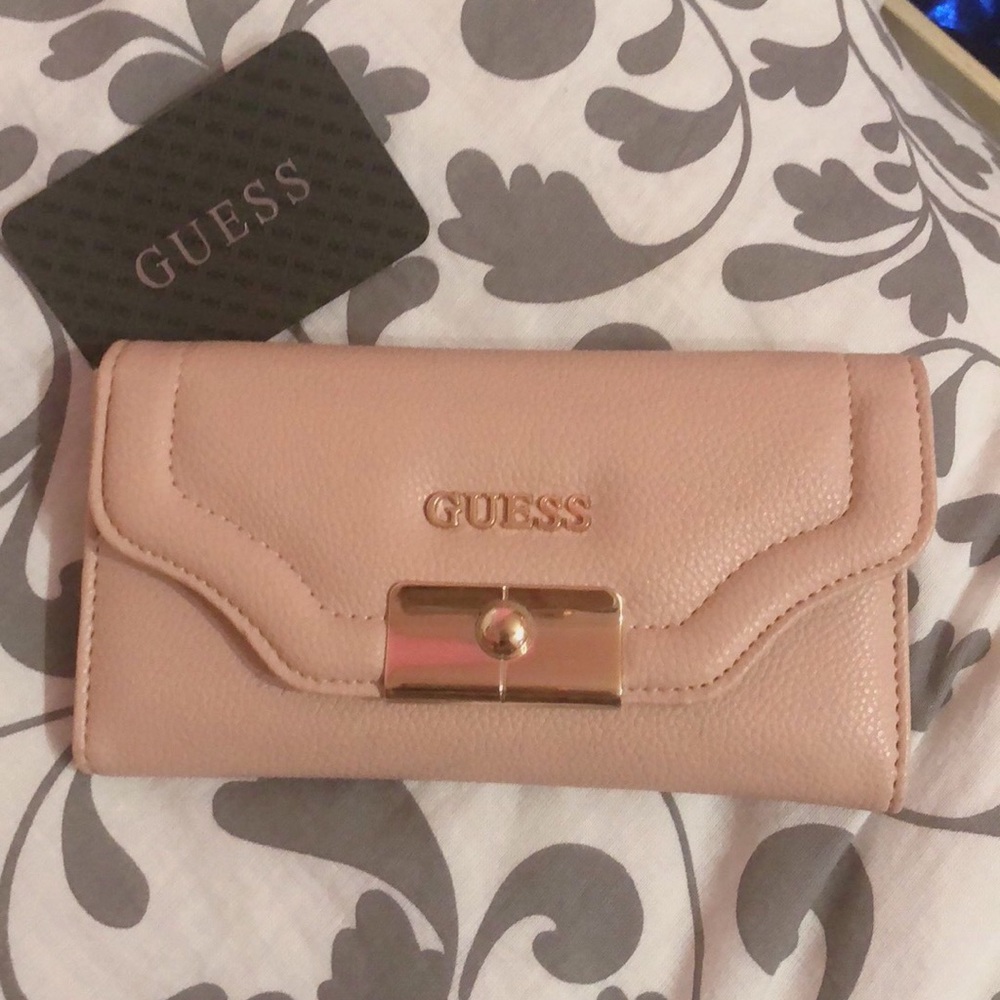 Light pink Guess Wallet
